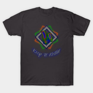 Keep It Rollin Roller Skating T-Shirt